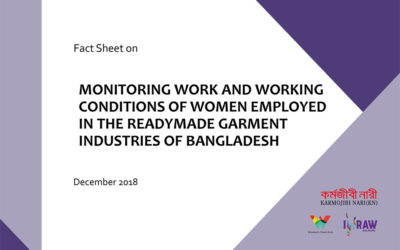 Fact sheet on ‘Bangladesh’s readymade garment (RMG) industry’